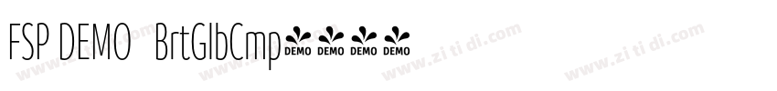 FSP DEMO   BrtGlbCmp字体转换